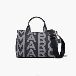 Marc Jacobs תיק הבד ג'ינס בינוני מונוגרמה 2L8J510